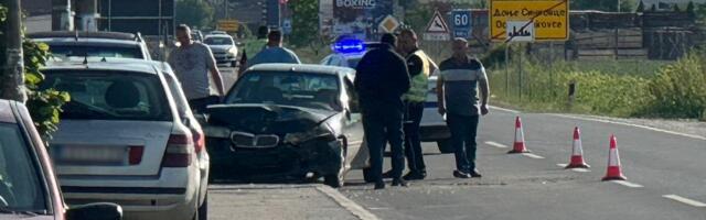 Saobraćajna nezgoda u Donjem Sinkovcu kod Leskovca, povređena jedna osoba