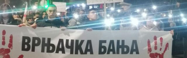 Protest u znak podrške studentima održan i u Vrnjačkoj Banji (VIDEO)