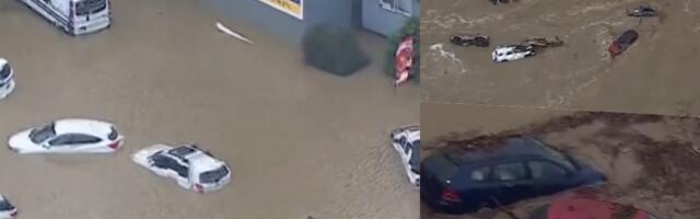 SNAŽNA OLUJA POGODILA AUSTRALIJSKU DRŽAVU! Bujice nose automobile, na hiljade stanovnika ostalo bez struje, snimci kataklizme obišli svet! (VIDEO)