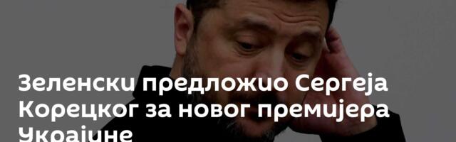 Зеленски предложио Сергеја Корецког за новог премијера Украјине