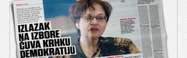 INTERVJU GORDANA ČOMIĆ: Izlazak na izbore čuva krhku demokratiju
