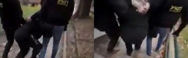 MUP objavio novi snimak hapšenja čoveka koji je izbo baku (VIDEO)