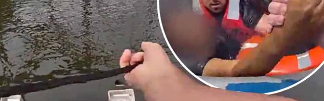 SVAKA ČAST! Policajac skočio u zagađenu reku da spasi ženu koja se davila, isplivao snimak herojstva