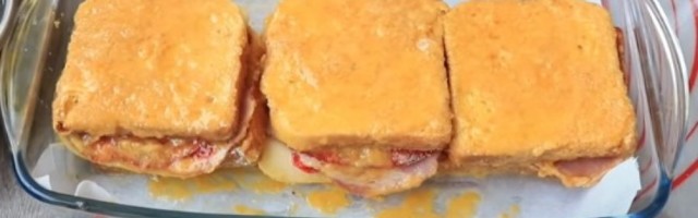Bakina kuhinja: Punjeni pohovani sendviči (VIDEO)
