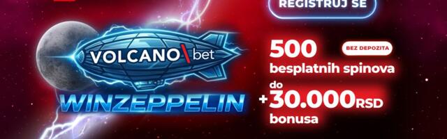 WinZeppelin lansiran: Volcanobet donosi do 30.000 dinara i 500 besplatnih spinova!