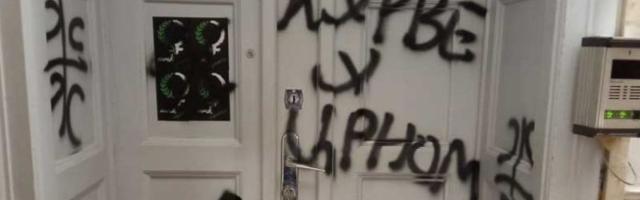 Napad na prostorije “Žena u crnom” u centru Beograda