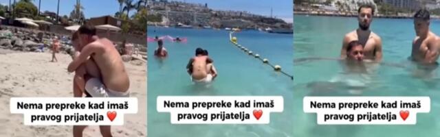 Scena sa letovanja iz Grčke oduševila ceo svet (VIDEO)