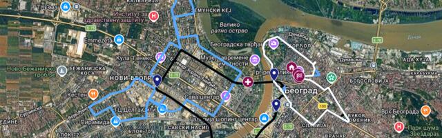 Poznate trase svih trka na Beogradskom maratonu
