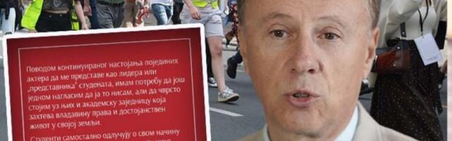 PALO I OGRAĐIVANJE OD STUDENATA BLOKADERA! Plenumi naterali političara Đokića da se ogradi sam od sebe!