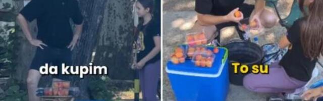 Devojčice za celu gajbu voća tražile samo 1.700: Luka im je prišao i kad je čuo za šta skupljaju pare, odmah je...