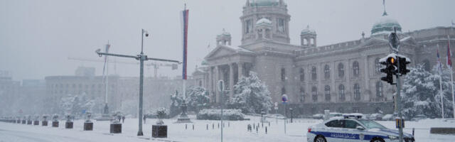 Застој у деловима Београда који су на узвишењу