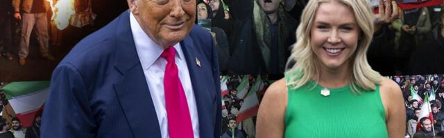 POBEDU SLAVE I IRANCI I TRAMPOVA PORTPAROLKA U Teheranu pale zastave SAD i Izraela, Bela kuća poručuje da je "EPSKI BES" premašio ciljeve za 38 dana rata (FOTO)