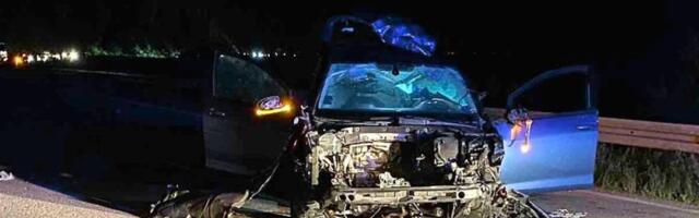 Mladić (20) poginuo u stravičnoj nesreći: Tragedija na putu Raška - Kraljevo, automobil smrskan, u vozilu bile još dve osobe