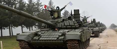 Vojska Srbije u Nišu predstavila tenkove iz ruske donacije
