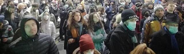 Večeras protest i kampovanje ispred Predsedništva