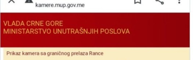 ŠTA SE DEŠAVA NA GRANIČNOM PRELAZU RANČE? Kamere ugašene, MUP Crne Gore ćuti!