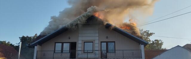 Požar na kući u Ulici Branka Ćopića u Kragujevcu