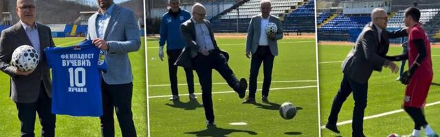 "Nisam talentovan za fudbal, ali..." Miloš Vučević objavio snimak na Instagramu