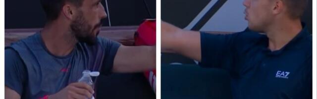 “DAJ, NEMOJ DA SE RASPRAVLJAŠ!” Hamad Međedović pobesneo na sudiju, a Džumhur mu poslao jasnu poruku