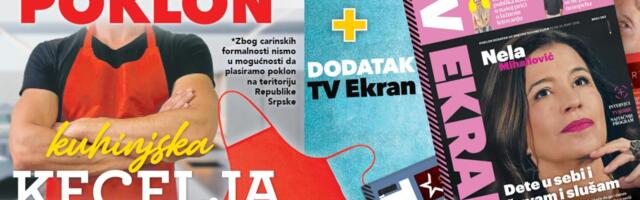 UZ KURIR U PETAK, 20. MARTA STIŽE DVOSTRUKI POKLON – TV EKRAN I PRAKTIČNA KECELJA!