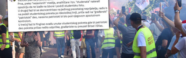 BLOKADERI U NOVOJ PARANOJI - VUČIĆ IH KONTROLIŠE, I NJIH I NJIHOVE MEDIJE, MA SVE! Za podele, svađe, propale skupove nisu krivi oni nego - ON (FOTO)