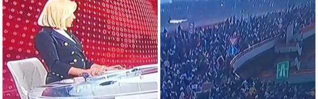 "Tehnički problemi": RTS o skupu u BG - 15 sekundi (VIDEO)