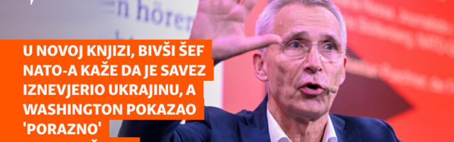 U novoj knjizi, bivši šef NATO-a kaže da je savez iznevjerio Ukrajinu, a Washington pokazao 'porazno' raspoloženje