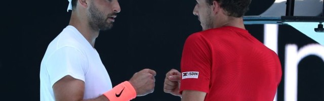 AO: Dimitrov posle sedam gemova u osmini finala