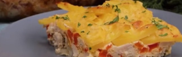 Fantazija, musaka sa belim mesom i krompirom