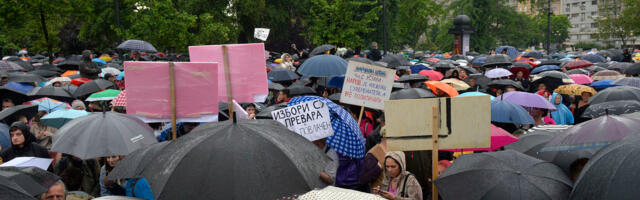 “Srbija protiv nasilja”: Završen četvrti protest, građani istrajni u zahtevima