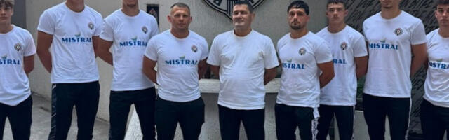 Рвачи Партизана на припремама у Азербејџану
