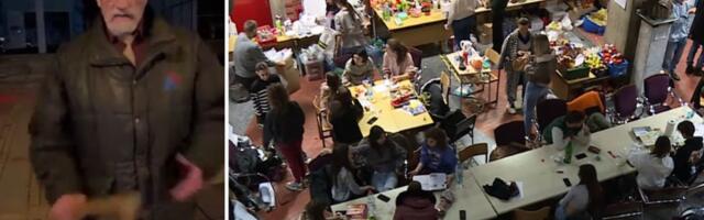 Deka došao s motikom da brani studente od SNS batinaša (VIDEO)