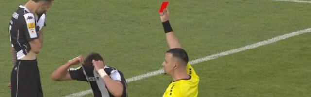 Miloš Milovanović napravio veliku grešku: Pokazao Mitroviću direktan crveni, pa je VAR intervenisao!