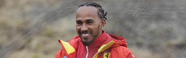 Hamilton prvi put u opremi Ferarija! (VIDEO)
