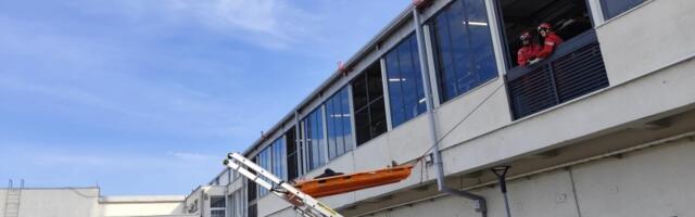 Na poligonu Vatrogasne čete  Zastava  u toku trening Specijalizovane jedinice civilne zaštite (FOTO)