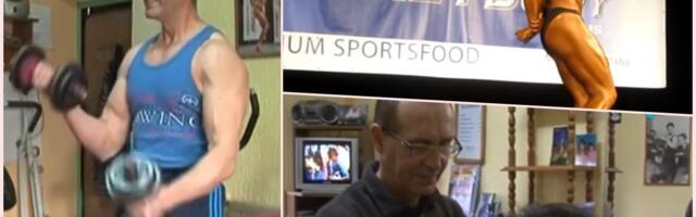 DUŠAN IZVAJAN I U SEDMOJ DECENIJI! Frizer iz Karavukova svetski vicešampion! Počeo u podrumu pa stao na crtu najpoznatijim svetskim bodibilderima (VIDEO)