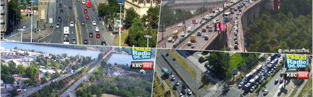 STRAŠNA GUŽVA ISPRED "UŠĆA": Jutarnji špic u Beogradu u punom jeku, teška situacija na Autokomandi, Brankovom i Pančevačkom mostu (FOTO)