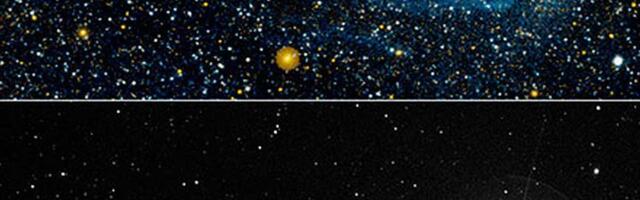 Mira A izbacuje materijal od sedam Zemljinih masa, formirajući oblak u obliku srca