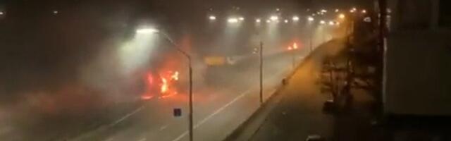 Autoput kod Kijeva pretvoren u ratnu zonu, objavljen i video
