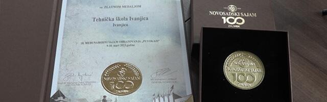 Златна медаља на Сајму образовања у Новом Саду за Техничку школу из Ивањице