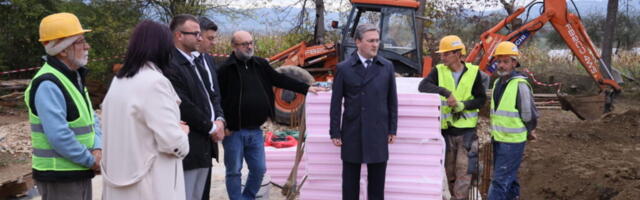 Ministar Nikola Selaković obišao radove na izgradnji vile Mihaila Milovanovića