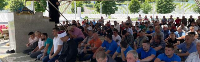 Muftija Dudić održao hutbu u Potočarima