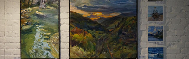 Prodajna izlozba slika ruske umetnice Ekaterine Glazkove u prostoru “Anticafe”