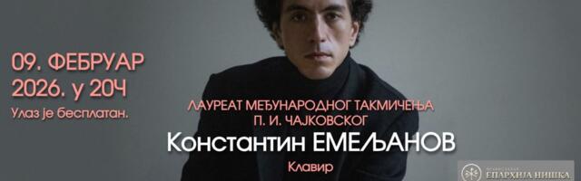 Konstantin Emeljanov nastupa u Nišu: Koncert u Svetosavskom domu uz besplatan ulaz