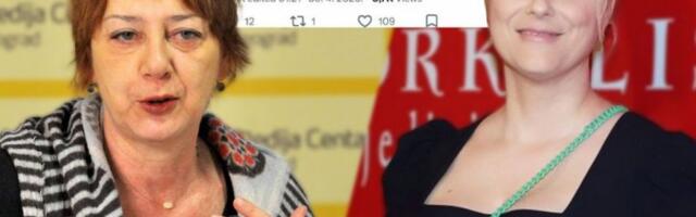 NISKI UDARCI! Čak se blokaderka Antonela Riha smeje Žaklini Tatalović na izjavu o navodnom dedi Hajdinu! (FOTO)