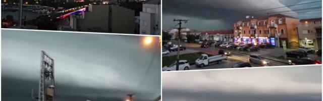KAKVO JE OVO NEVREME? Objavljeni snimci FORMIRANJA olujnih oblaka nad Srbijom: Ljudi u čudu gledaju prizore! Poplavljeni putevi, gromovi izazvali požare (VIDEO)