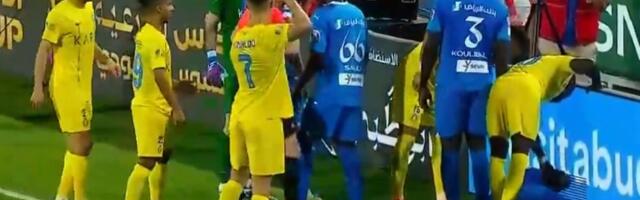 Ronaldo dobio crveni, pa hteo da udari sudiju (VIDEO)