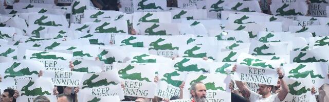 Delije koreografijom žestoko isprozivale PAO (FOTO, VIDEO)