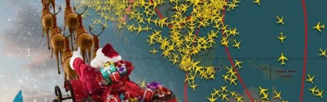 DEDA MRAZOV LET JE UŽIVO PRATILO 100.000 LJUDI! Oči celog sveta uprte u irvase i saonice, a evo gde se sada nalaze! (FOTO)