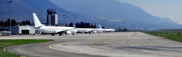 Otvoreni aerodromi u Podgorici i Tivtu, ali ne i za avione iz Srbije
